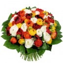 bouquet de renoncules panachées 