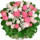 bouquet de muguet et roses 