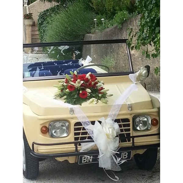 voiture capot avant - Stessy Fleurs