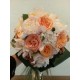 bouquet rond roses et pivoines 