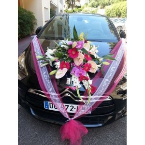 voiture capot avant - Stessy Fleurs