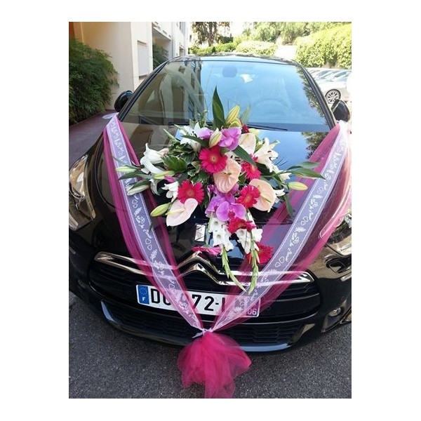 voiture capot avant - Stessy Fleurs