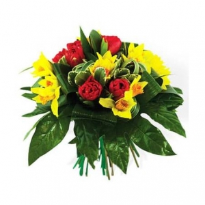 bouquet rond verdissimo